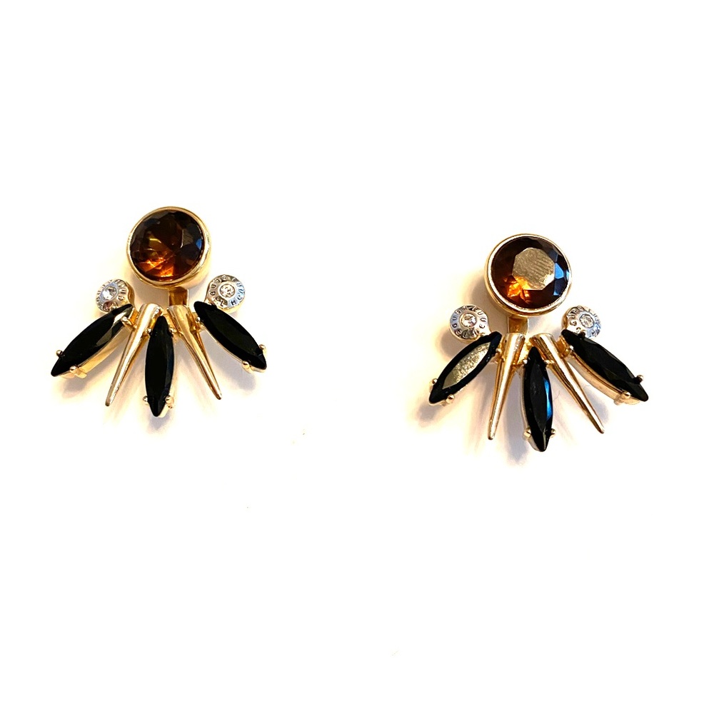 Henri bendel crystal earrings